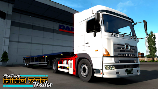 Android application Mod Truck Hina 700 Trailer screenshort