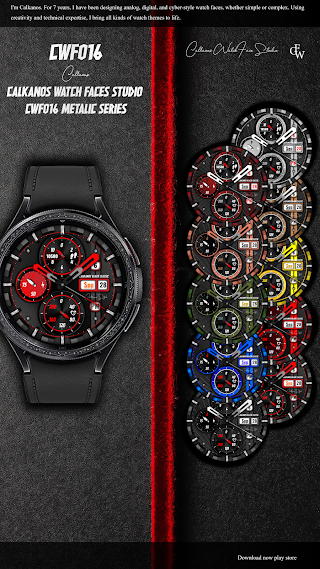 CWF016 Raptor X Watch Face screenshot 4
