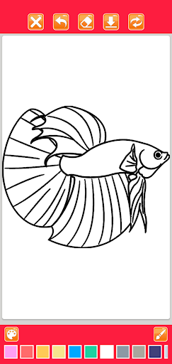 Mewarnai Ikan Cupang Screenshot 2 - AppWisp.com