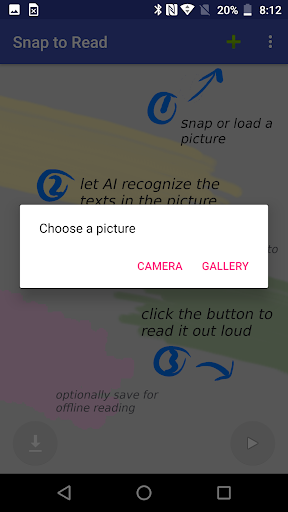 Snap to Read Screen 2