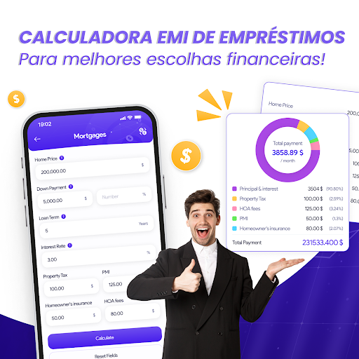 Visualização do aplicativo