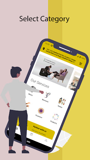 Android application Cuttingwala screenshort