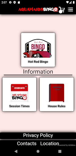 Android application Aquamaids Bingo screenshort
