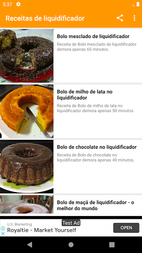 Receitas de liquidificador