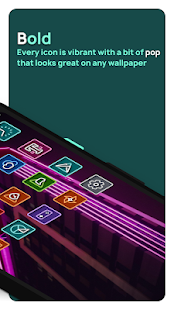 Relevo Square - Icon Pack Captura de tela