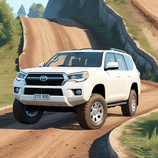 Luxury Suv Offroad Prado Drive Logo