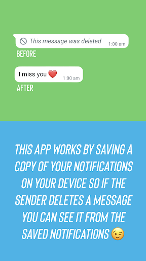 Android application See Unsent Messages screenshort
