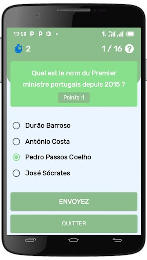 Quiz Portugal Screen 3