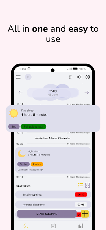 Baby Diary: Sleep Tracker Lite - 2.2.6 - (Android)