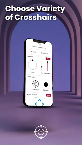 Android application Crosshair -Aim for your Games screenshort