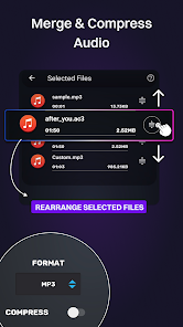 Captura de Pantalla 7 MP3 Audio Cortador Convertidor android