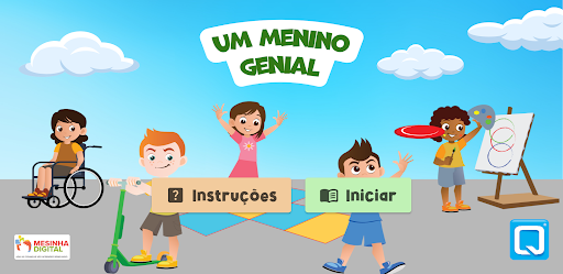 Android application Um menino Genial screenshort