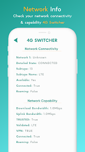 4G/5Gスイッチャー：LTE専用モード