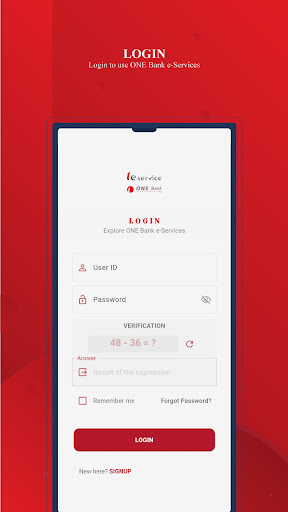 ONE e-Service Screen 3