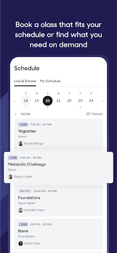 Screenshot of Exos