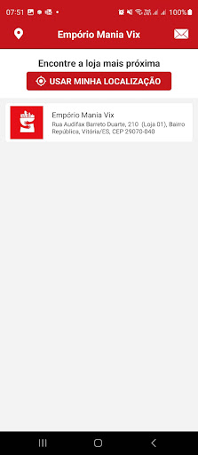 Android application Empório Mania vix screenshort