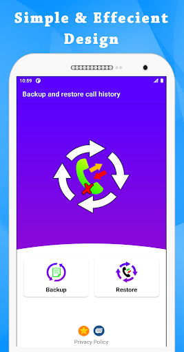 Backup & restore call history Screen 3
