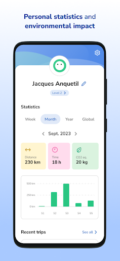 Screenshot of Geovelo - Bike GPS & Stats
