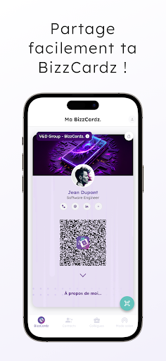 Android application BizzCardz screenshort