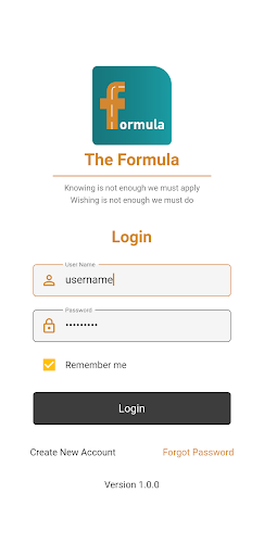 Formula Screen 2