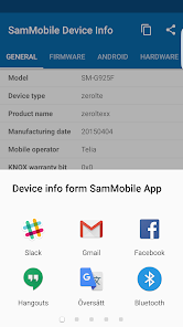 SamMobile Device Info Mod for Android Y Gallery 5