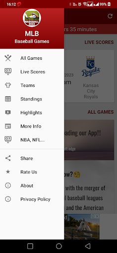 MLB 2024 Schedule Scores Screen 2