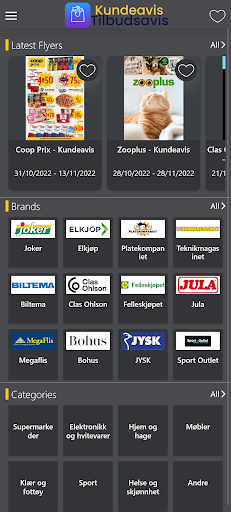Android application Kundeavis Tilbudsavis Norway screenshort