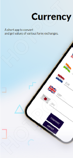Android application Currency converter screenshort