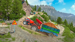 Farming Tractor Sim Death Road - Screenshot 1