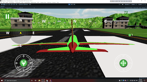 Plane Flying Screen 2