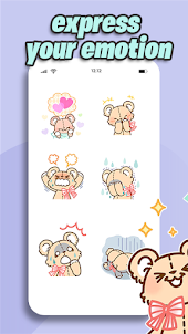 Teddy bear Stickers WhatsApp