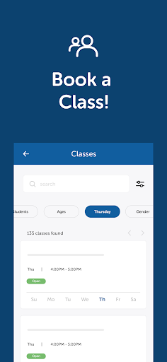 Android application Florida Swim School screenshort