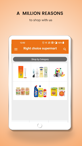 Android application Right Choice Super Mart screenshort