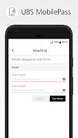 screenshot of UBS MobilePass