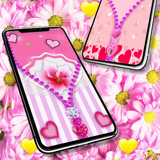 Pink lock screen Screen 3