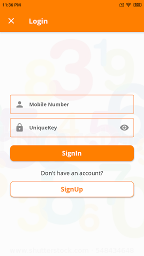 Android application Numero Power screenshort