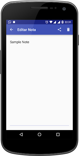 Simple Notes Screen 2