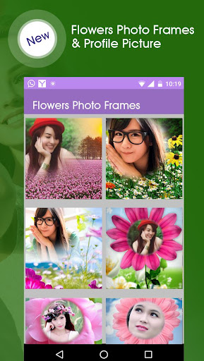 Flower Photo Frame Screen 3