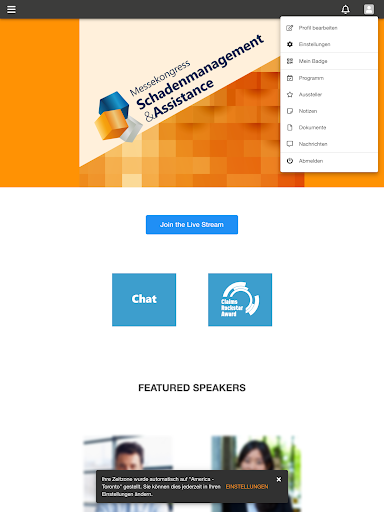 Messekongress Schaden