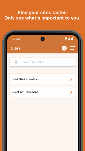 Android application SnapX Control screenshort