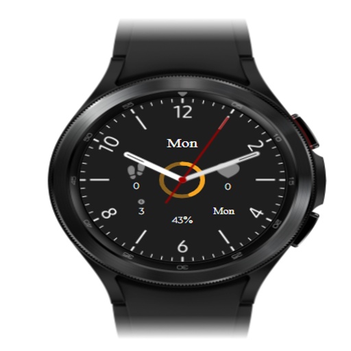 Simple Black Watchface logo
