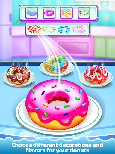 Android application Donut Maker Bake Cooking Games screenshort