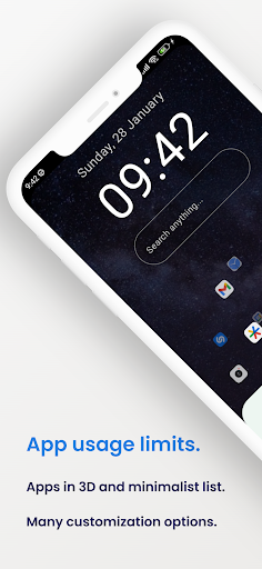 Detox 3D Launcher Minimalist Screen 3