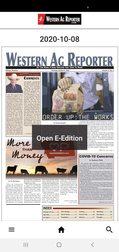 Android application Western Ag Reporter screenshort