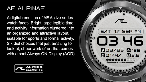 Android application AE ALPINAE screenshort