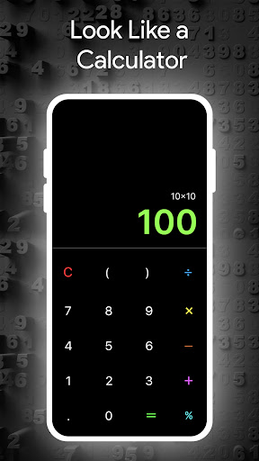 Android application Calculator Photo, Video Vault screenshort