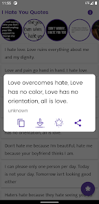 Screenshot 4 I Hate You Quotes and Sayings android
