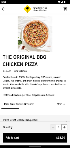California Pizza Kitchen (CPK) Screenshot 4 - AppWisp.com