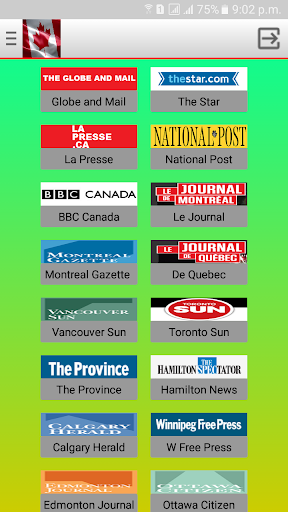 Canadian Newspapers Screen 2