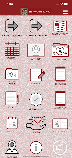 Android application The Covenant School screenshort